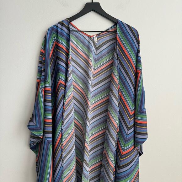 Free People Intimately Mojave Chevron Kimono Duster XS - Picture 4 of 14